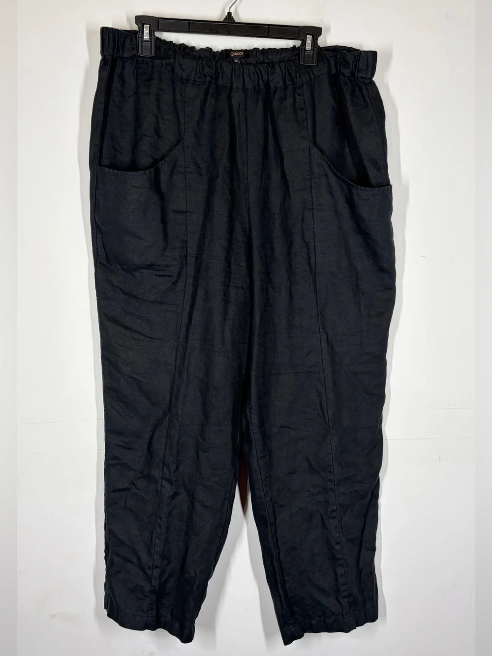 Quince 100% European Linen Tapered Ankle Pants Size XL